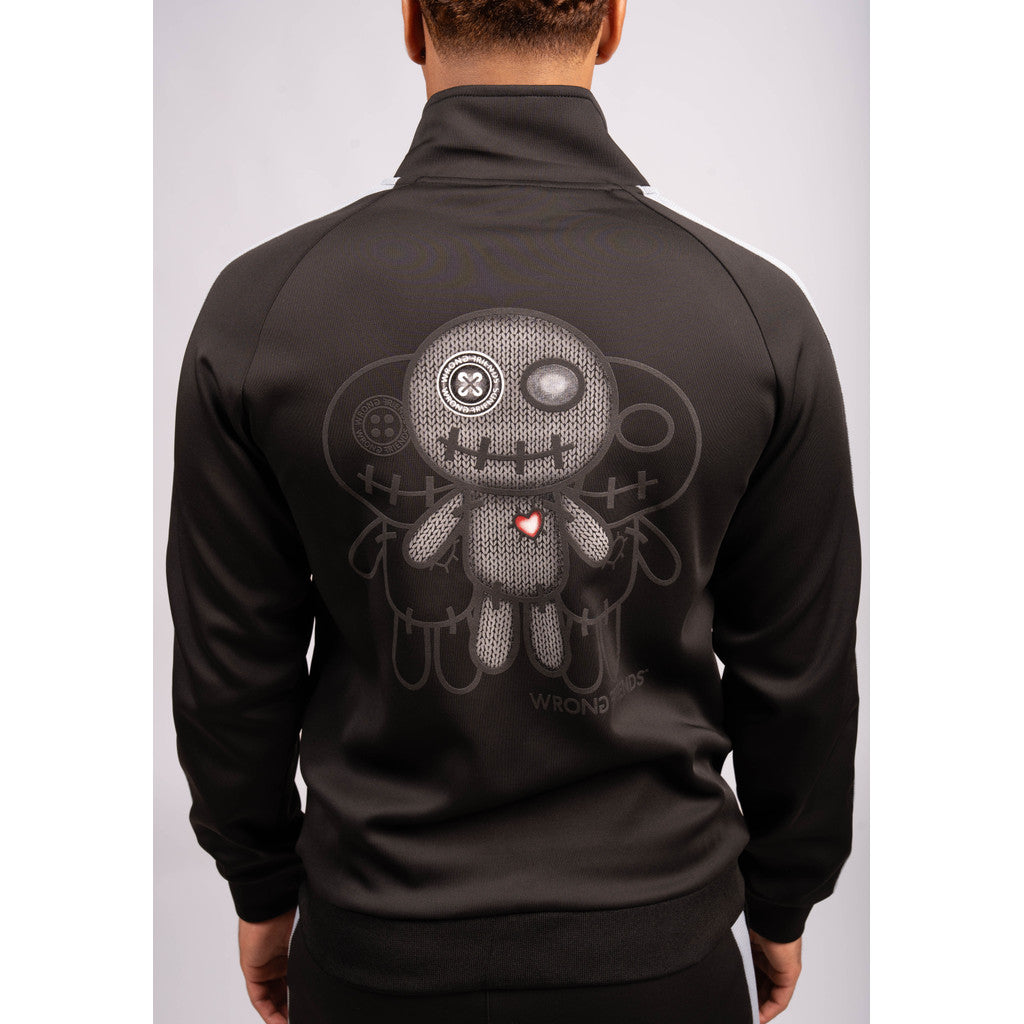 WRONG FRIENDS MAUPIN TRACK JACKET TRACKSUITS BLACK