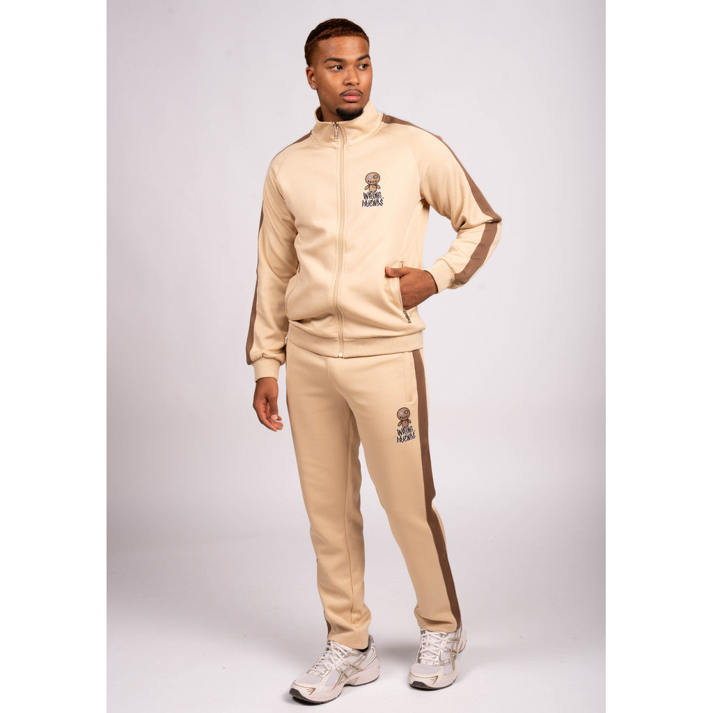 WRONG FRIENDS MAUPIN TRACK PANTS TRACKSUITS BEIGE