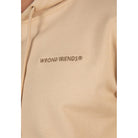 WRONG FRIENDS NAMEN HOODIE HOODIES BEIGE