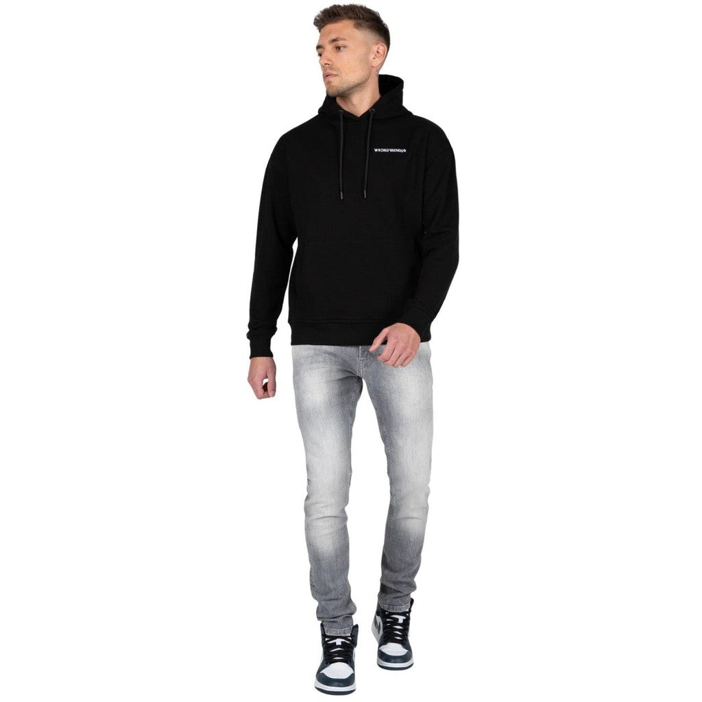 WRONG FRIENDS NAMEN HOODIE HOODIES BLACK