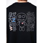 WRONG FRIENDS NELSON T-SHIRT T-SHIRTS BLACK