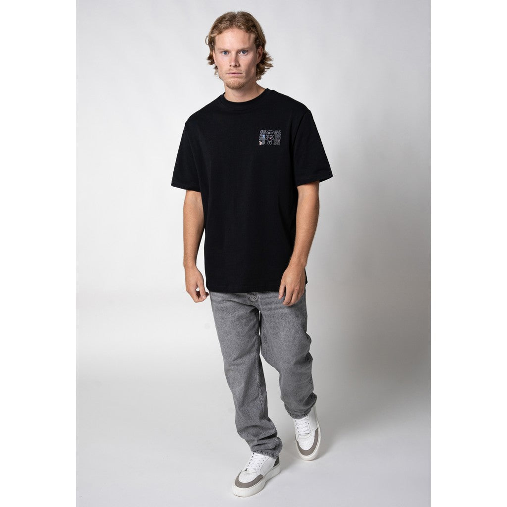 WRONG FRIENDS NELSON T-SHIRT T-SHIRTS BLACK