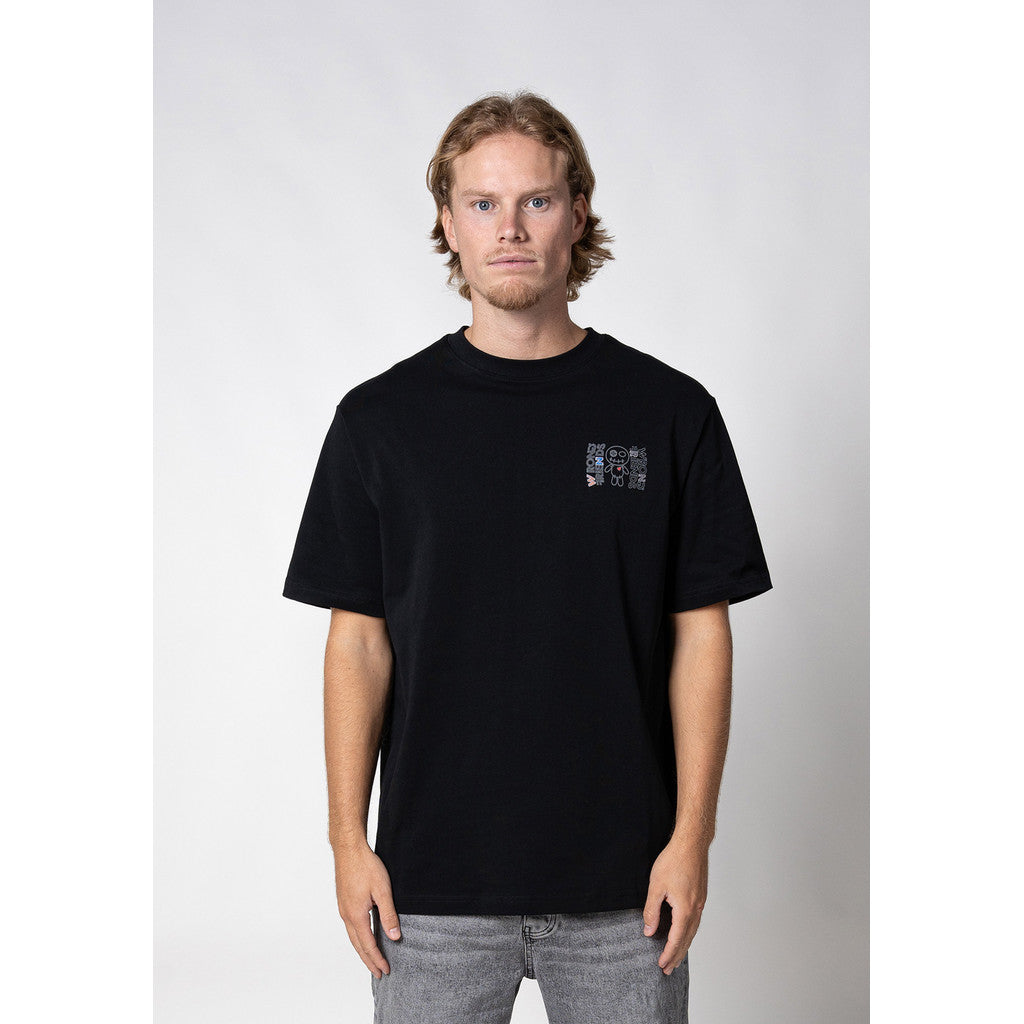 WRONG FRIENDS NELSON T-SHIRT T-SHIRTS BLACK