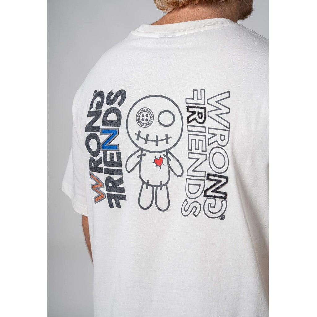 WRONG FRIENDS NELSON T-SHIRT T-SHIRTS SAND