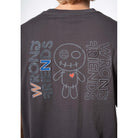 WRONG FRIENDS NELSON T-SHIRT T-SHIRTS STONE GREY