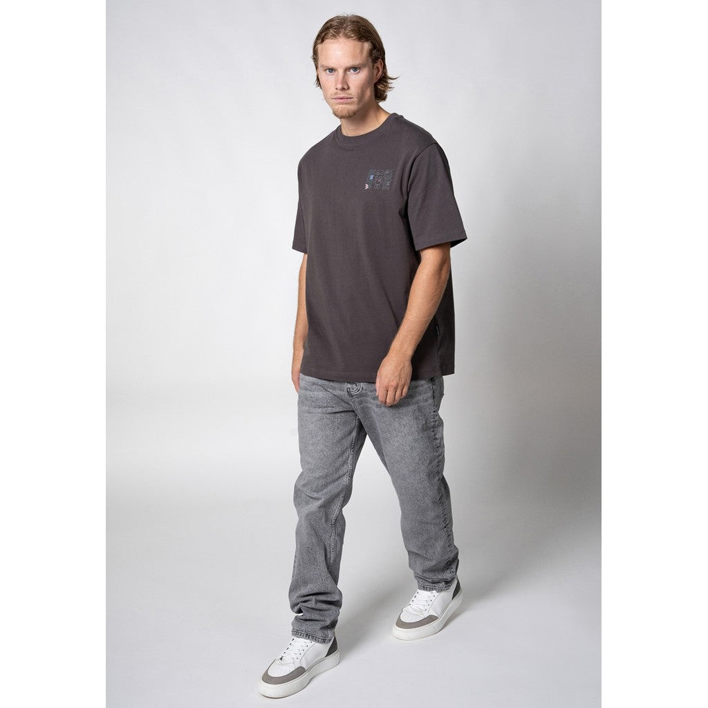 WRONG FRIENDS NELSON T-SHIRT T-SHIRTS STONE GREY
