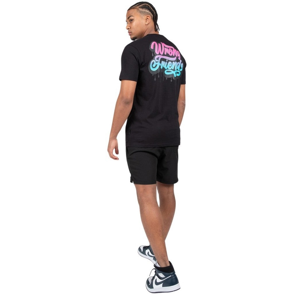 WRONG FRIENDS NERJA T-SHIRT T-SHIRTS BLACK