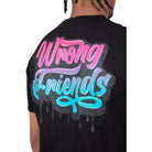 WRONG FRIENDS NERJA T-SHIRT T-SHIRTS BLACK