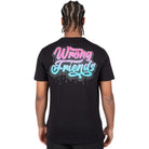WRONG FRIENDS NERJA T-SHIRT T-SHIRTS BLACK