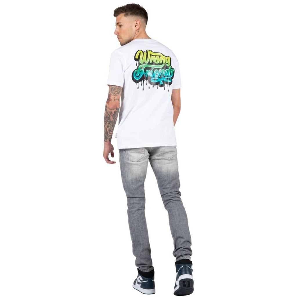 WRONG FRIENDS NERJA T-SHIRT T-SHIRTS WHITE