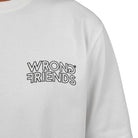 WRONG FRIENDS NOME T-SHIRT T-SHIRTS COCONUT WHITE