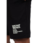 NO GUTS NO GLORY SHORTS - BLACK - WRONG FRIENDS