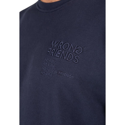 WRONG FRIENDS NO GUTS NO GLORY SWEATER SWEATERS NAVY