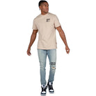 NO GUTS NO GLORY T - SHIRT - BEIGE - WRONG FRIENDS