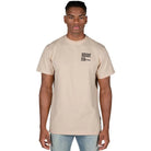 NO GUTS NO GLORY T - SHIRT - BEIGE - WRONG FRIENDS