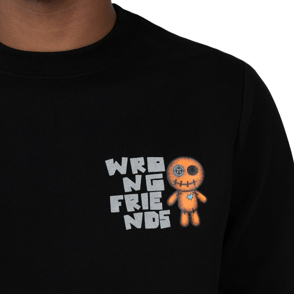 WRONG FRIENDS ONTARIO SWEATER SWEATERS BLACK