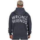 WRONG FRIENDS ORLANDO OVERSIZED HOODIE HOODIES DARK WASHED GREY