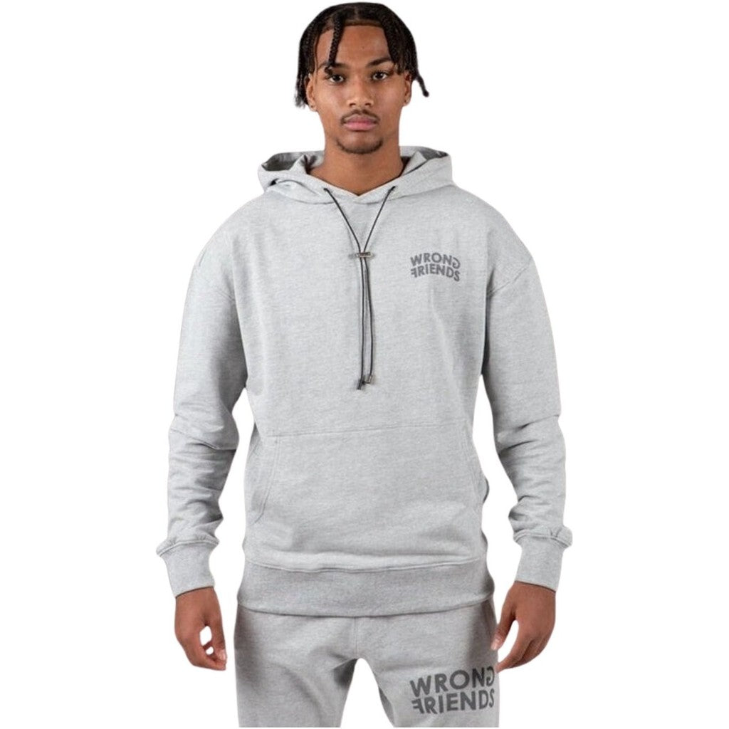 WRONG FRIENDS ORLANDO OVERSIZED HOODIE HOODIES GREY