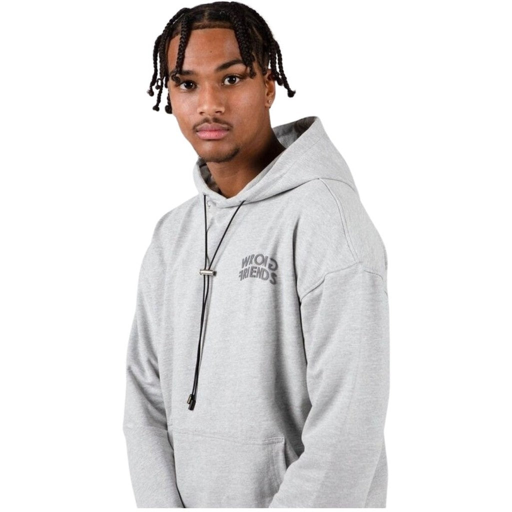 WRONG FRIENDS ORLANDO OVERSIZED HOODIE HOODIES GREY