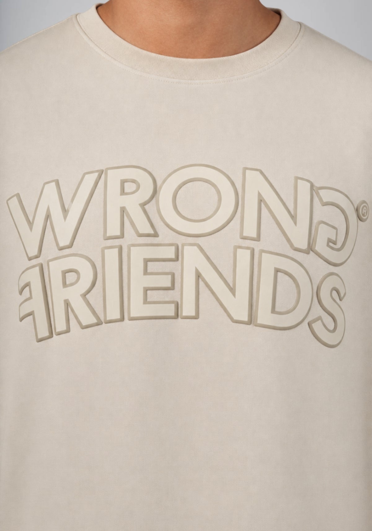 WRONG FRIENDS PORI T-SHIRT T-SHIRTS SAND