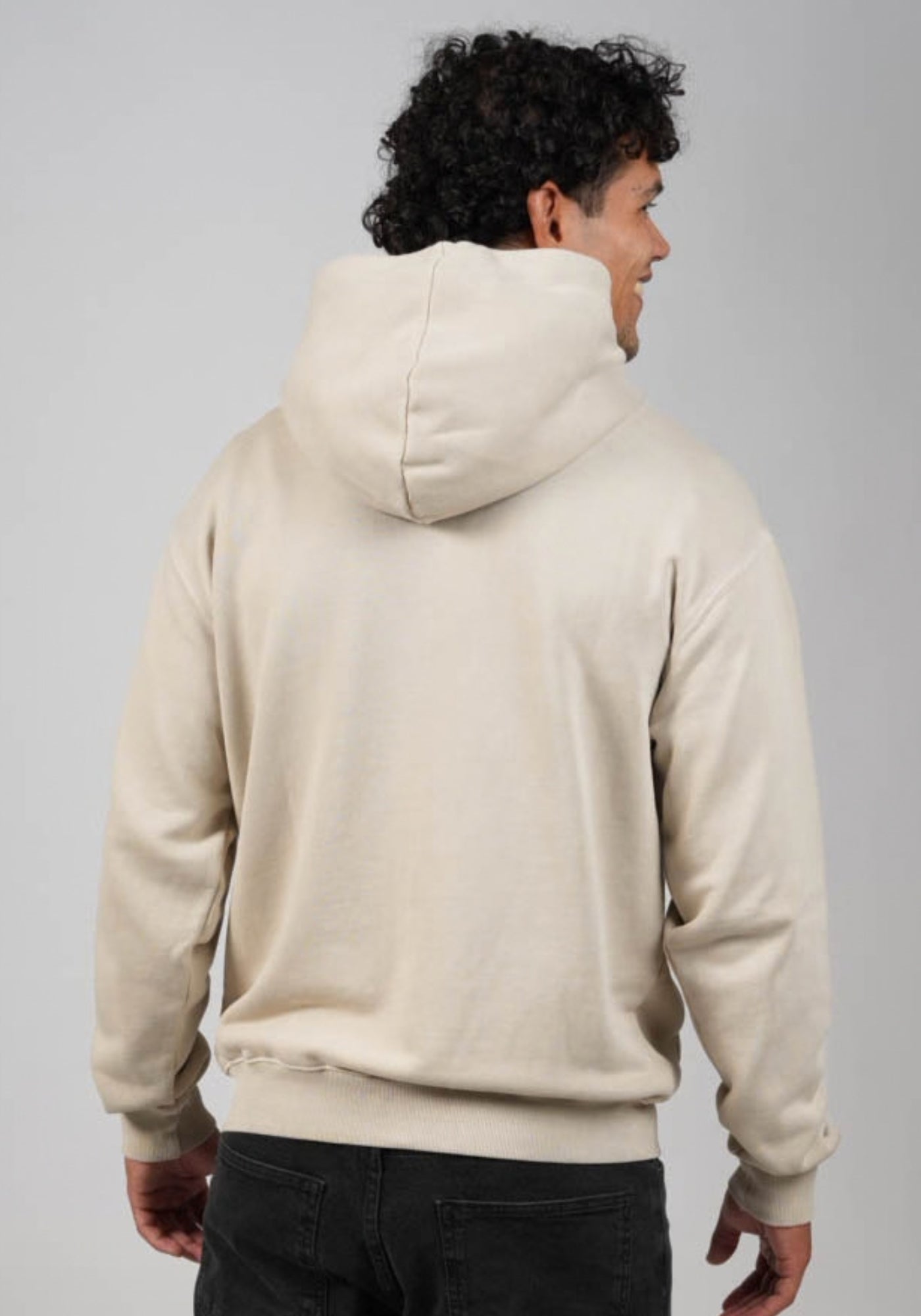 WRONG FRIENDS PORI ZIPPED HOODIE HOODIES SAND