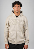 WRONG FRIENDS PORI ZIPPED HOODIE HOODIES SAND