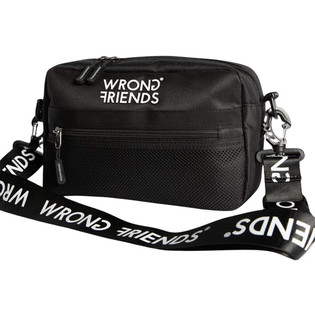 WRONG FRIENDS PORTO CROSSBODY BAG ACCESSORIES BLACK