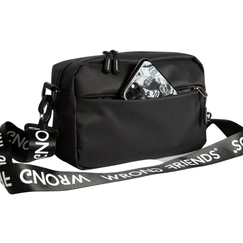WRONG FRIENDS PORTO CROSSBODY BAG ACCESSORIES BLACK