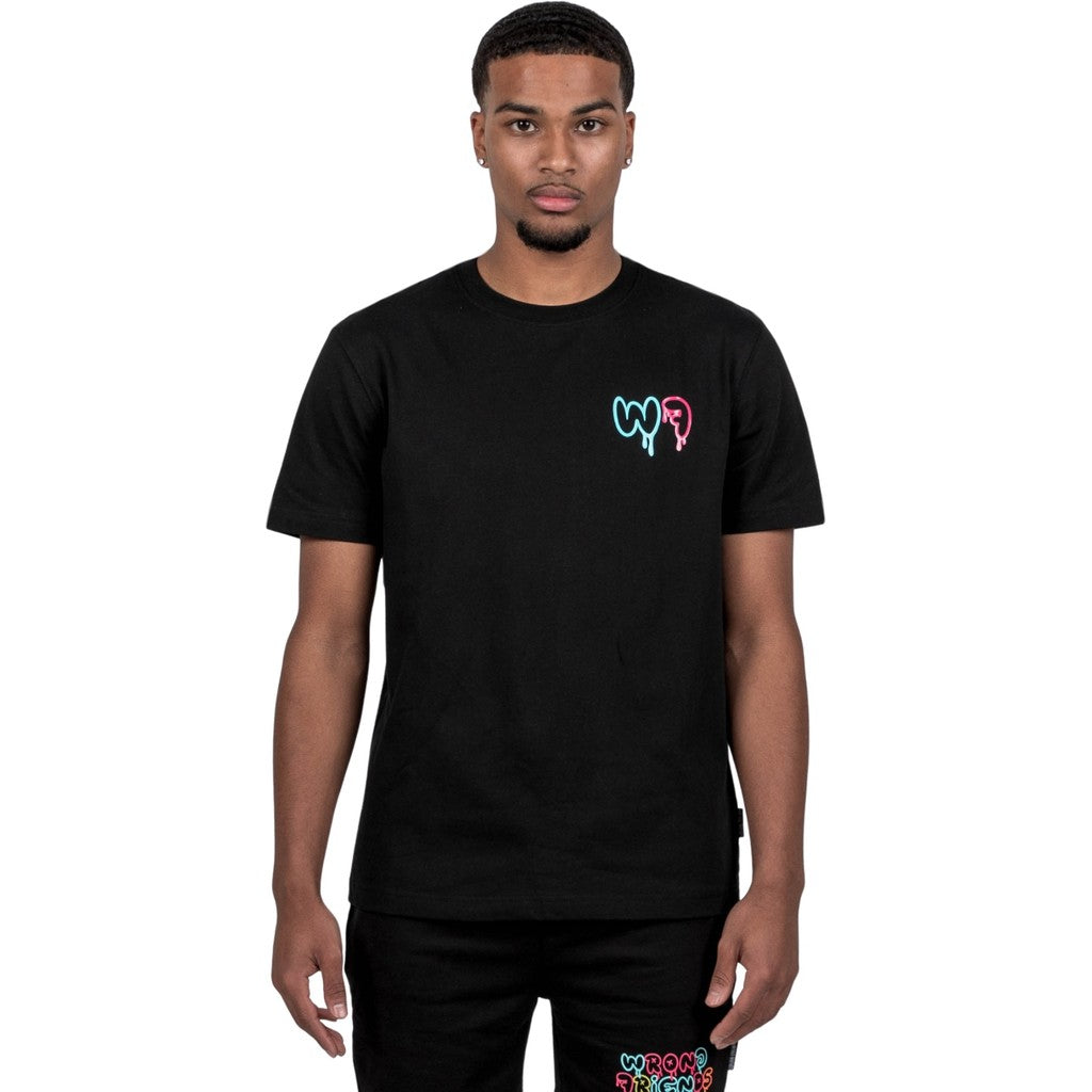 WRONG FRIENDS PRATO T-SHIRT T-SHIRTS BLACK