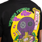 WRONG FRIENDS RAMEN T-SHIRT T-SHIRTS BLACK