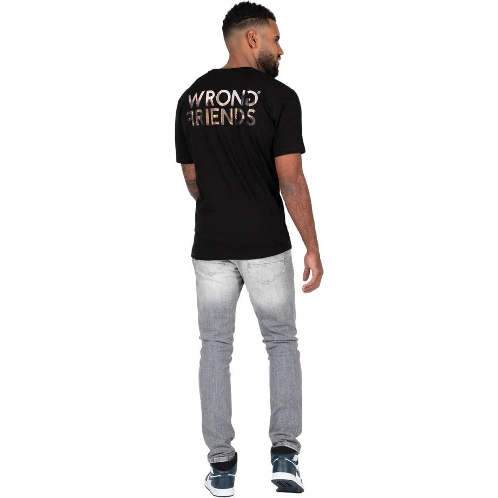 WRONG FRIENDS RAMSEY T-SHIRT T-SHIRTS BLACK