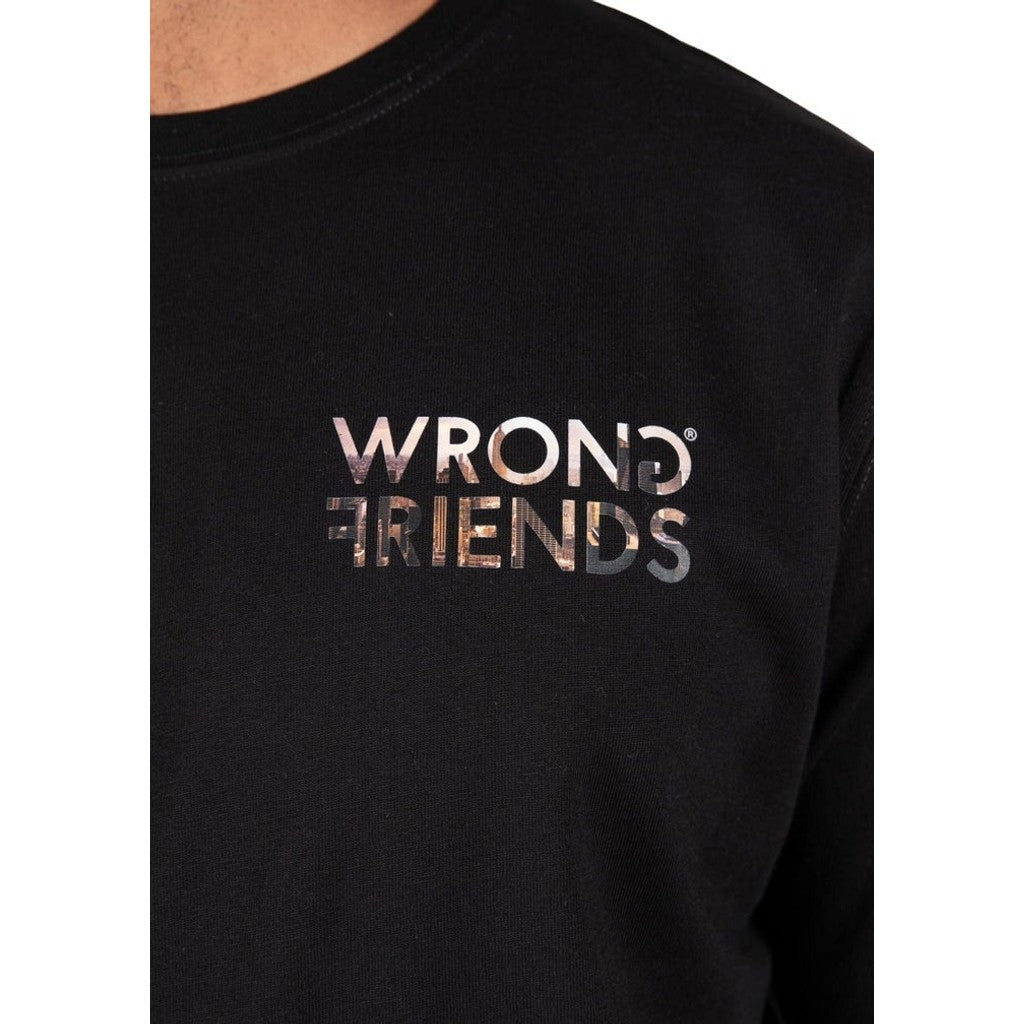 WRONG FRIENDS RAMSEY T-SHIRT T-SHIRTS BLACK