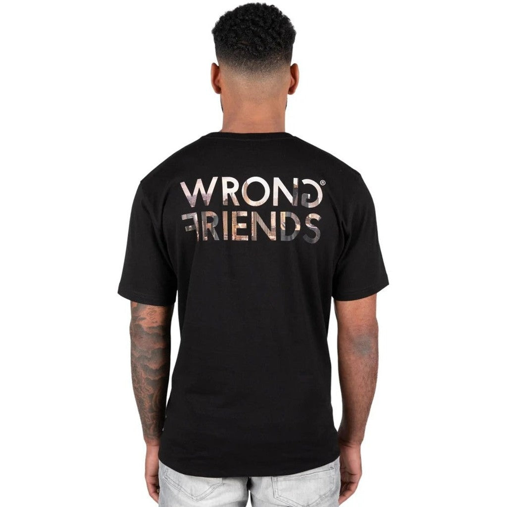 WRONG FRIENDS RAMSEY T-SHIRT T-SHIRTS BLACK