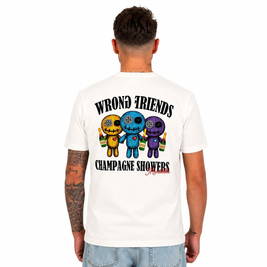 WRONG FRIENDS RENO T-SHIRT T-SHIRTS COCONUT WHITE