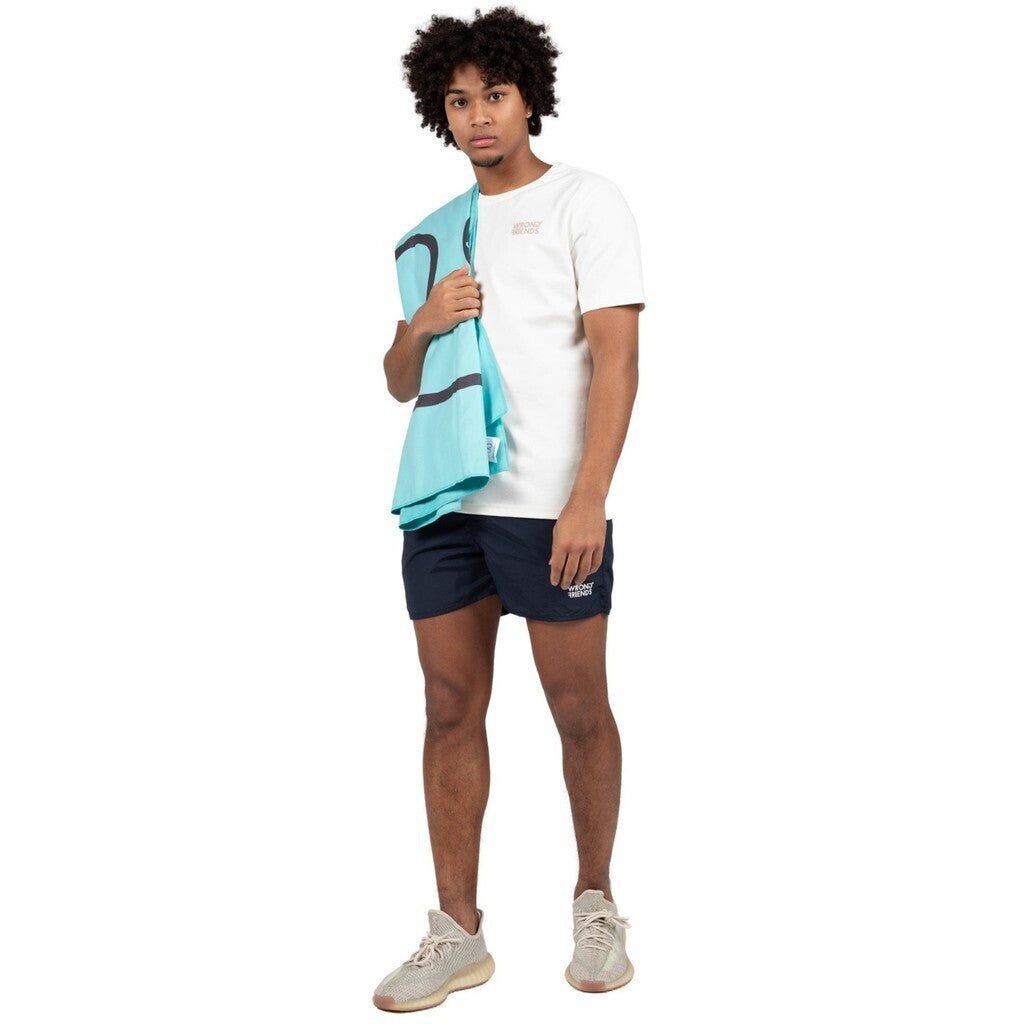SAINT TROPEZ (SWIM) SHORTS - BLUE - WRONG FRIENDS
