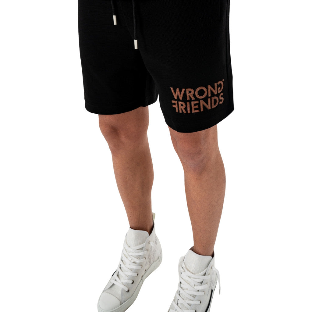 WRONG FRIENDS SANTIAGO SHORTS SHORTS BLACK