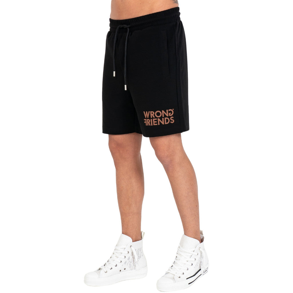 WRONG FRIENDS SANTIAGO SHORTS SHORTS BLACK
