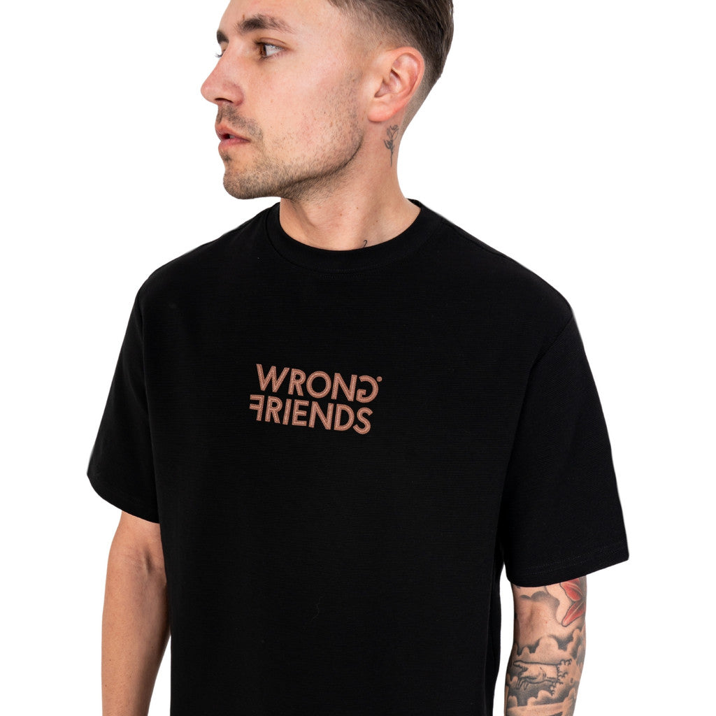 WRONG FRIENDS SANTIAGO T-SHIRT T-SHIRTS BLACK