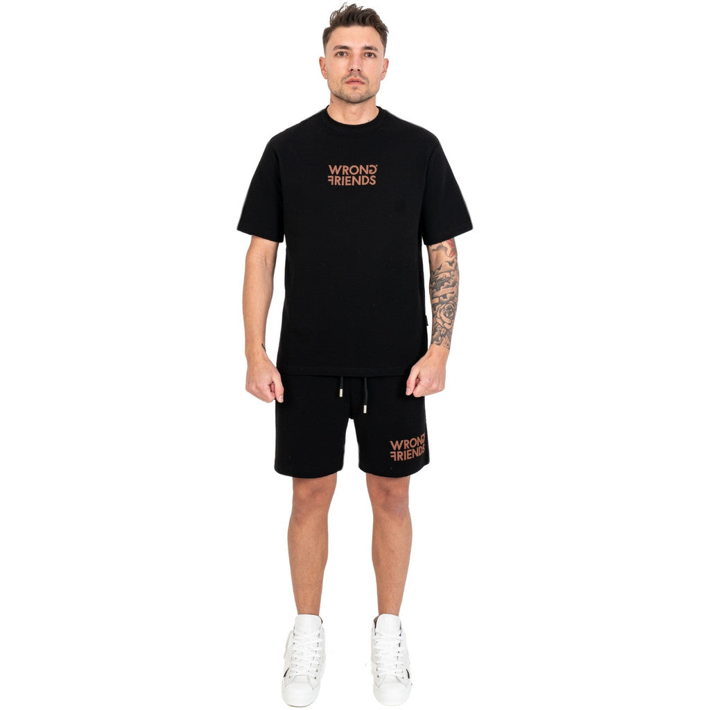 WRONG FRIENDS SANTIAGO T-SHIRT T-SHIRTS BLACK