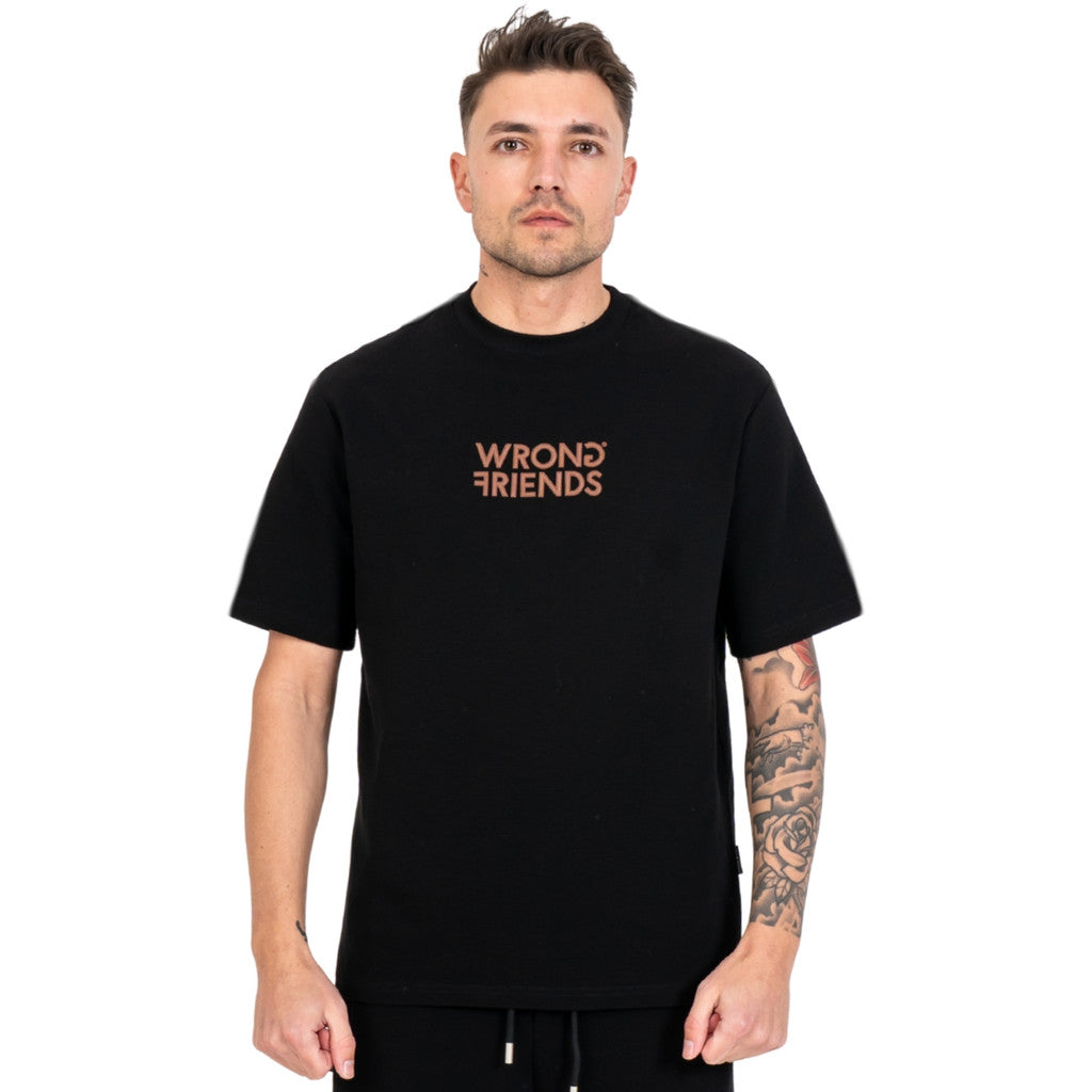 WRONG FRIENDS SANTIAGO T-SHIRT T-SHIRTS BLACK