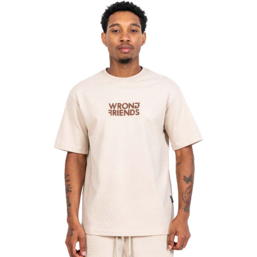WRONG FRIENDS SANTIAGO T-SHIRT T-SHIRTS SAND