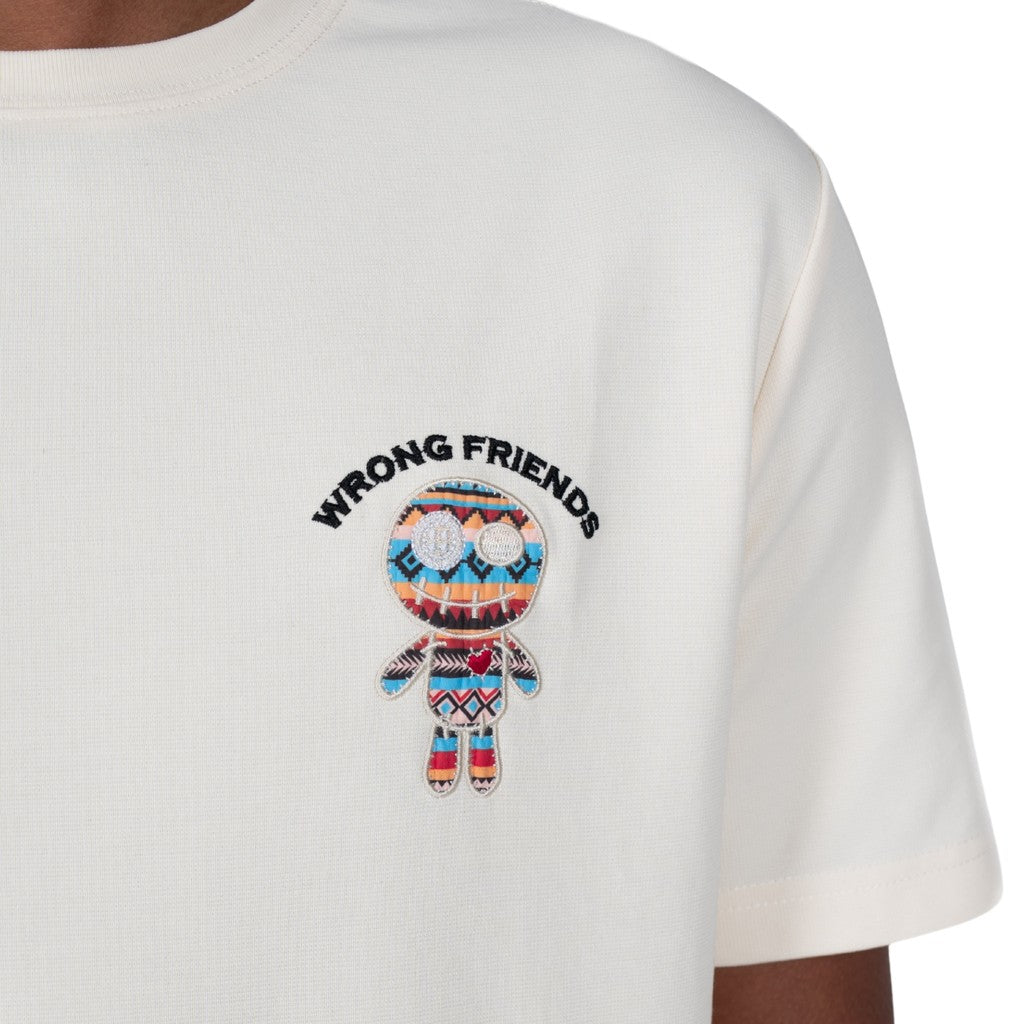 WRONG FRIENDS SAN BENITO T-SHIRT T-SHIRTS BEIGE