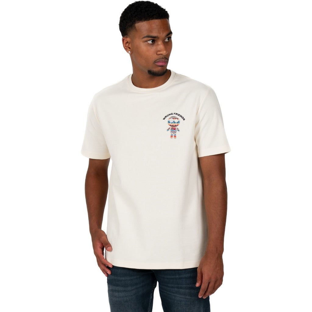 WRONG FRIENDS SAN BENITO T-SHIRT T-SHIRTS BEIGE