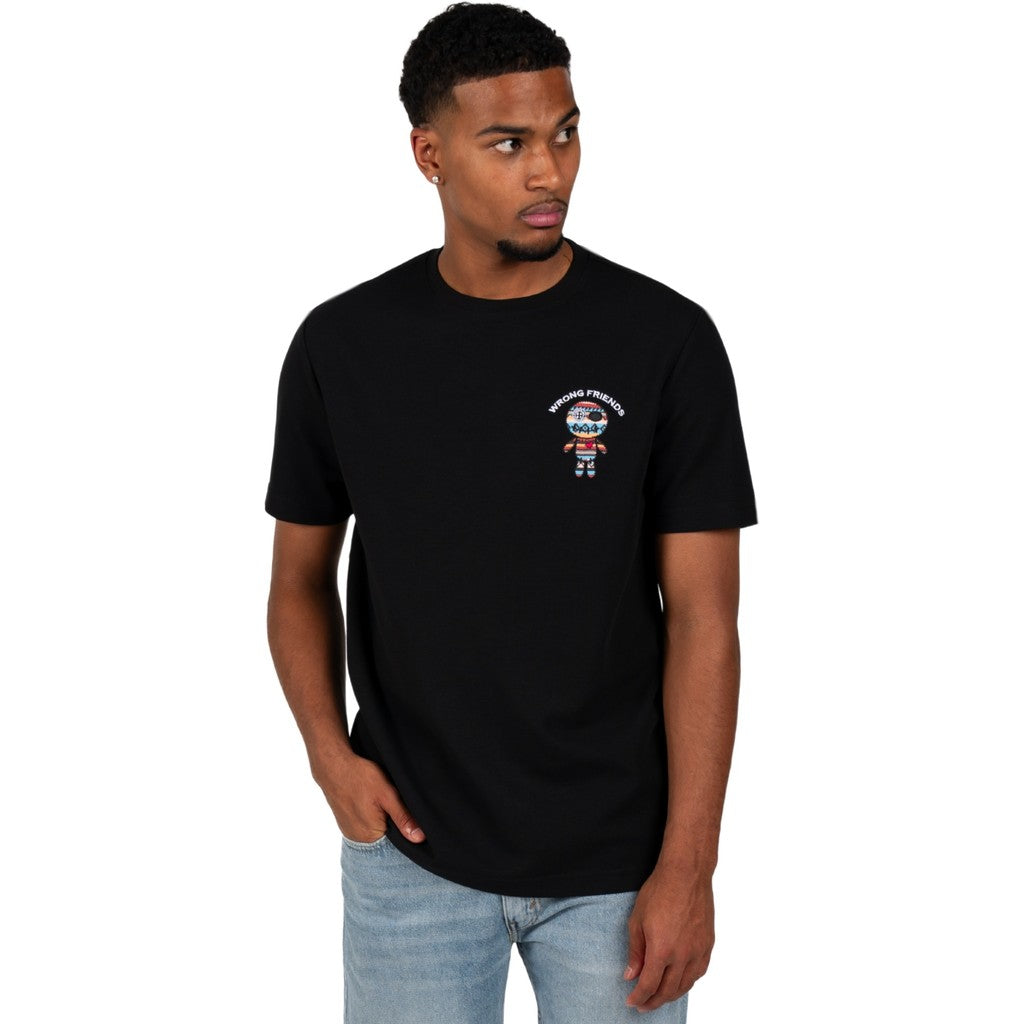 WRONG FRIENDS SAN BENITO T-SHIRT T-SHIRTS BLACK