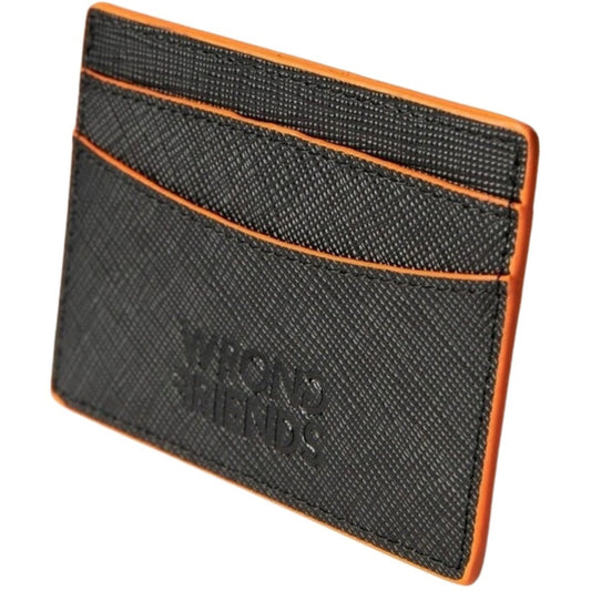 WRONG FRIENDS SAN REMO CARDHOLDER ACCESSORIES BLACK/ORANGE
