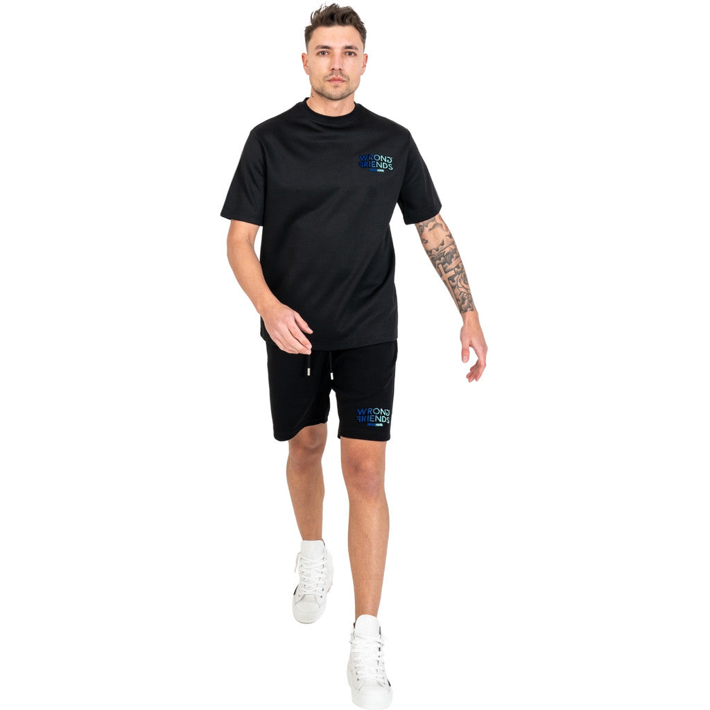 WRONG FRIENDS SIMI VALLEY SHORTS SHORTS BLACK/BLUE