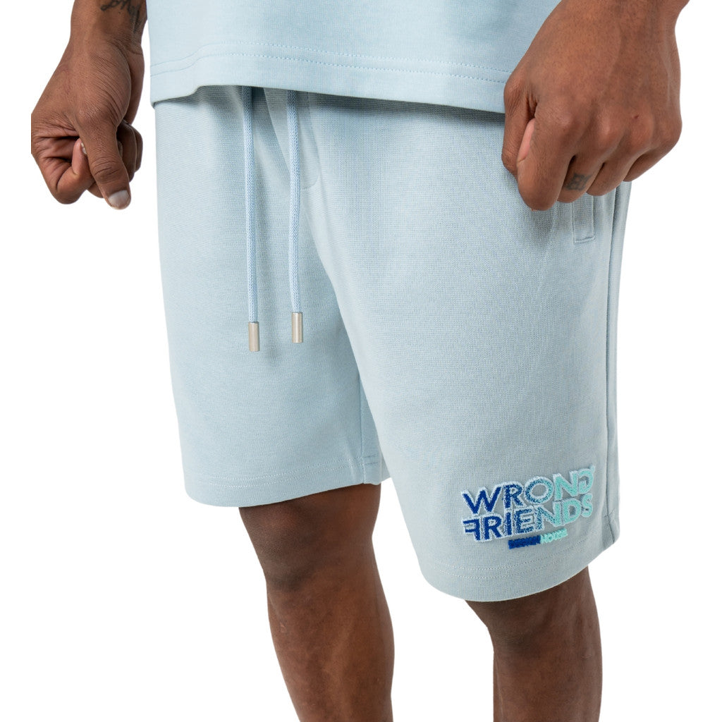 WRONG FRIENDS SIMI VALLEY SHORTS SHORTS LIGHT BLUE