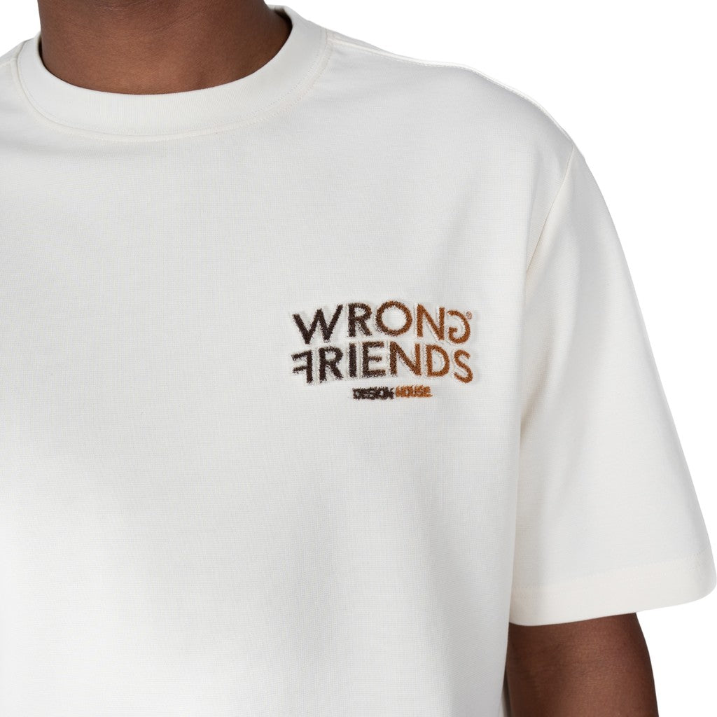 WRONG FRIENDS SIMI VALLEY T-SHIRT T-SHIRTS BEIGE/BROWN