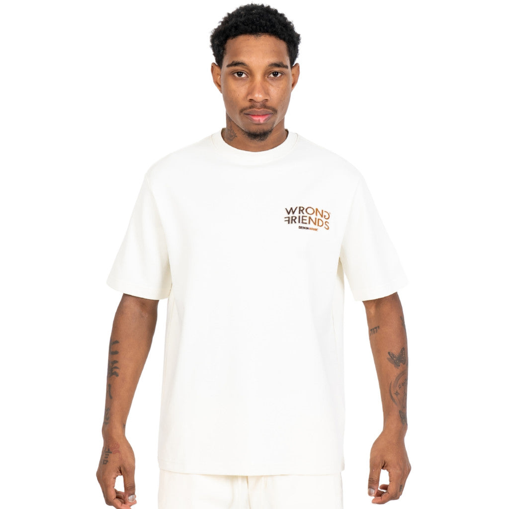 WRONG FRIENDS SIMI VALLEY T-SHIRT T-SHIRTS BEIGE/BROWN