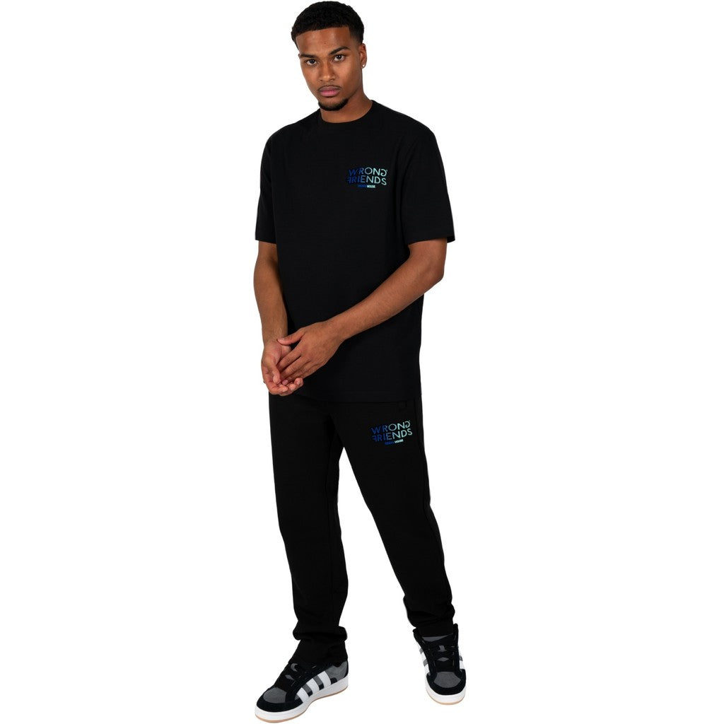 WRONG FRIENDS SIMI VALLEY T-SHIRT T-SHIRTS BLACK/BLUE